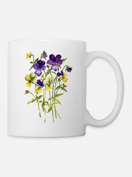 Fleur - Mug blanc - blanc