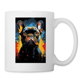 Bouledogue français - Mug blanc - blanc - Droite