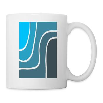 Blue Wave - Mug - white - Right