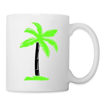 palm tree - Mug - white - Right