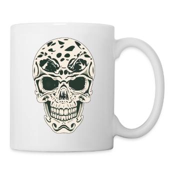 CRÂNE - Mug blanc - blanc - Droite