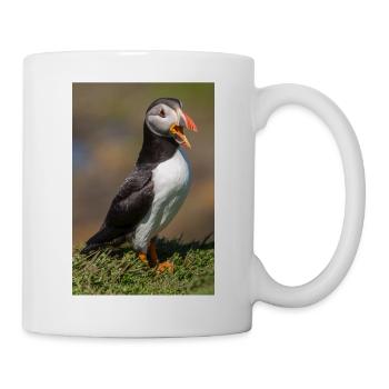 Papageitaucher - Tasse - Weiß - Rechts