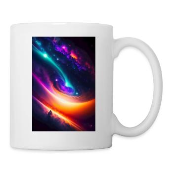 Abstract Galaxy - Mug - white - Right