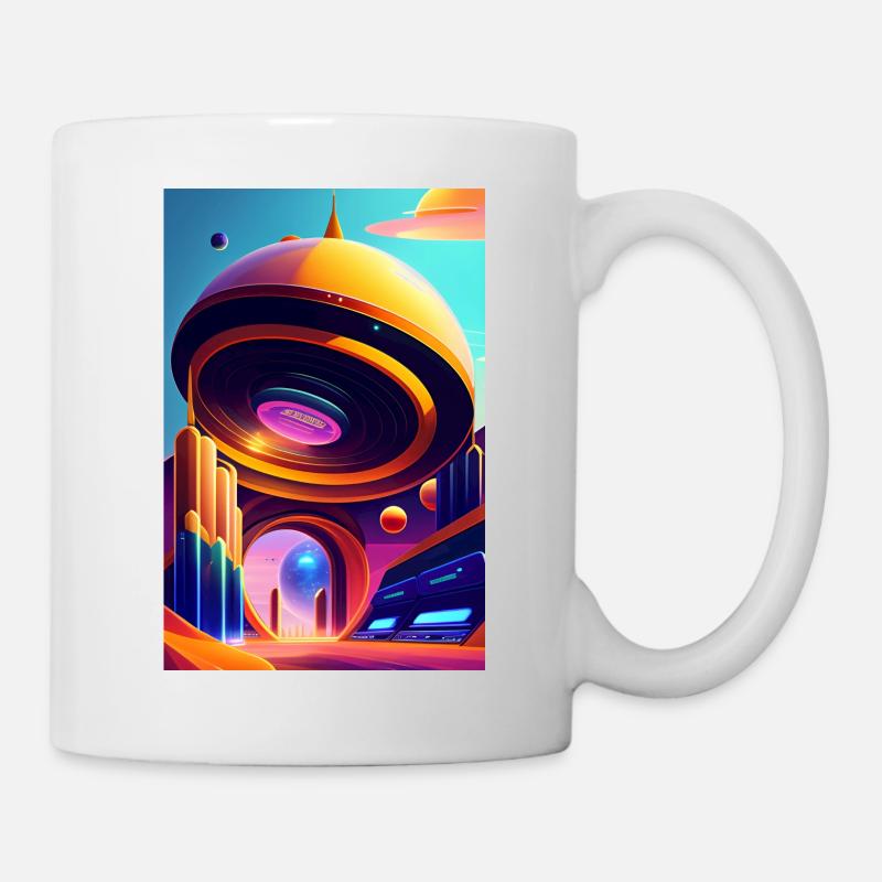Retro Arcade - Mug - white
