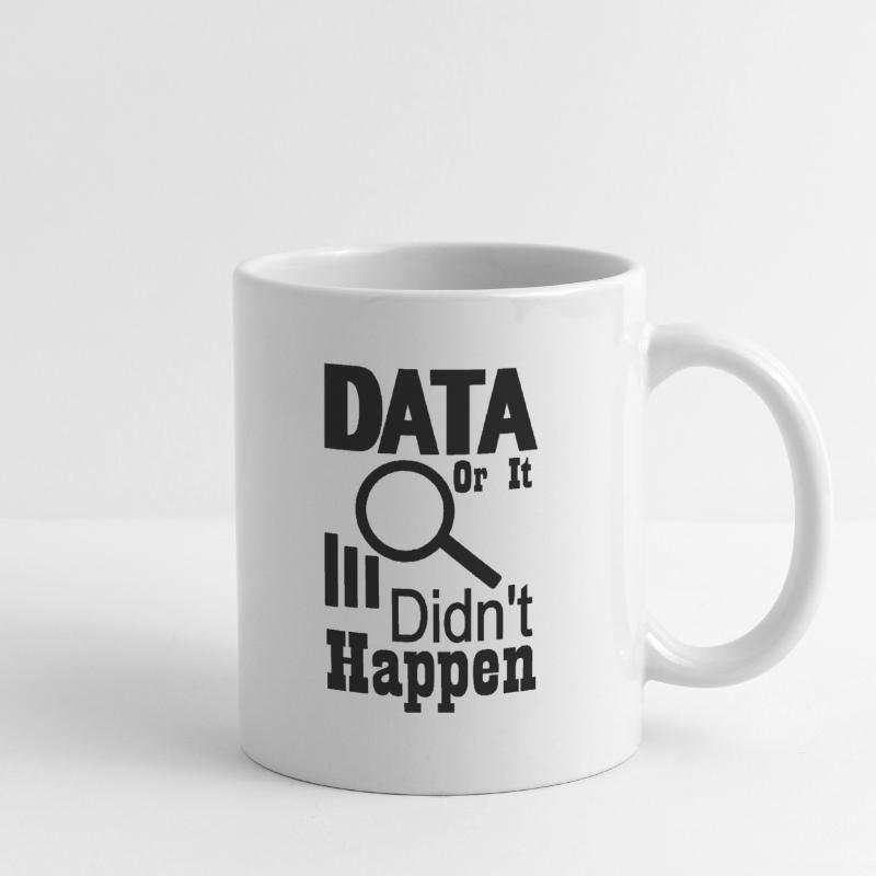 Daten oder es ist nicht passiert Tasse
