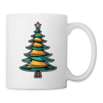 Christmas Tree Christmas Drawing - Mug - white - Right