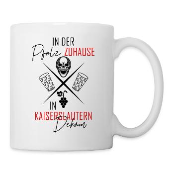 In Kaiserslautern dehäm - Tasse - Weiß - Rechts
