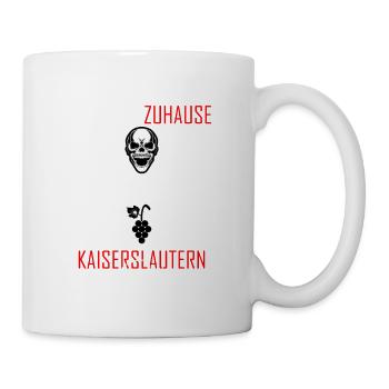 In Kaiserslautern dehäm - Tasse - Weiß - Rechts