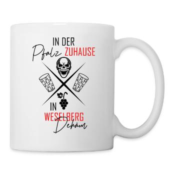 In Weselberg dehäm - Tasse - Weiß - Rechts