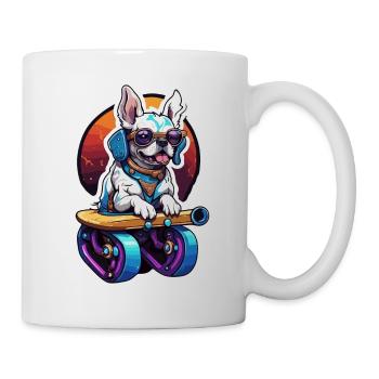 Chien / Animal / Animal de compagnie / Patte / Nez poilu / Wauwau - Mug blanc - blanc - Droite