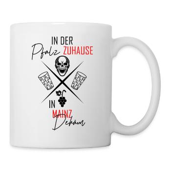 In Mainz dehäm - Tasse - Weiß - Rechts