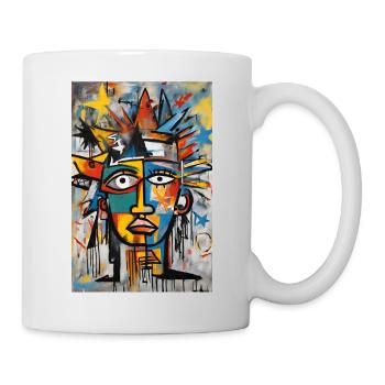 "Avantgardistisches urbanes T-Shirt" - Tasse - Weiß - Rechts