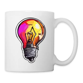 Bulb / Bulb / Brightness / Light - Mug - white - Right
