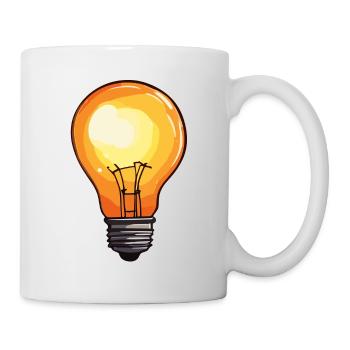 Bulb / Bulb / Brightness / Light - Mug - white - Right