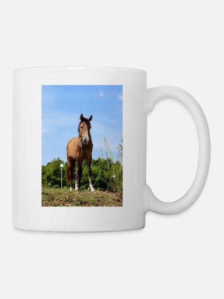 Pferd - Tasse - Weiß