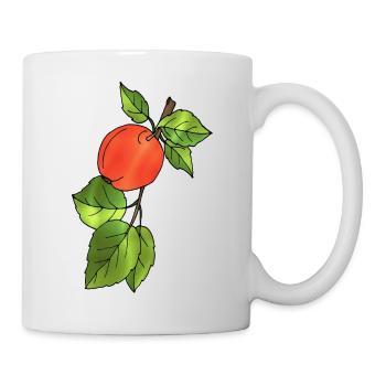 Apfel - Tasse - Weiß - Rechts