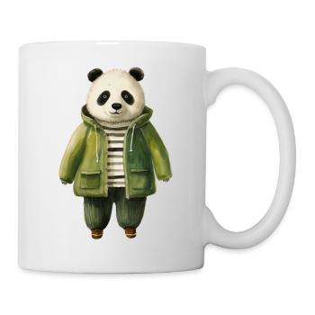 Bamboo Panda Magic Shirt - Vibrant & Unique - Mug - white - Right