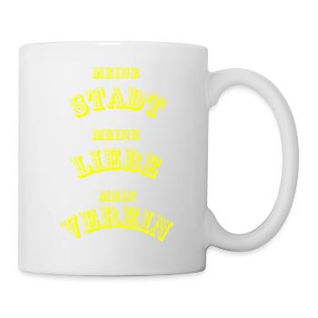 Gelb - Schwarz - Tasse - Weiß - Rechts