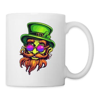 Leprechaun / Leprechaun / Vert / Gingembre / Irlande - Mug blanc - blanc - Droite