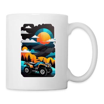 Quad & Off-Road - Mug - white - Right