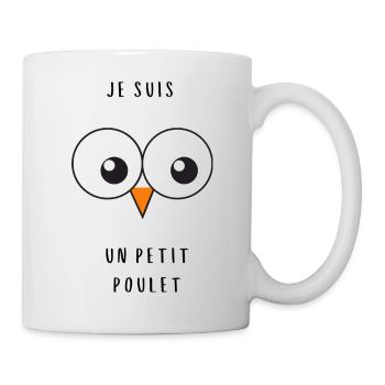 Petit Poulet les Gros Yeux - Mug blanc - blanc - Droite