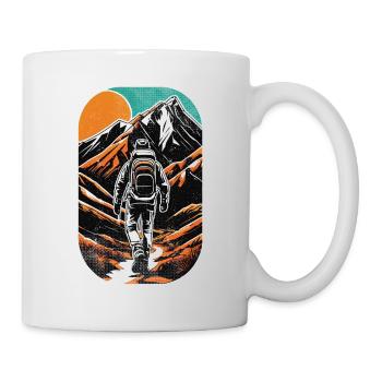 Natur & Bergwandern - Tasse - Weiß - Rechts