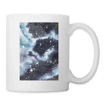 galaxy nebula galaxy nebula nerd astronomy space - Mug - white - Right