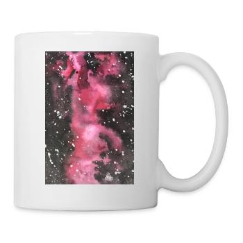 Galaxy Nebula Galaxy Nebula Nerd Astronomy space - Mug - white - Right