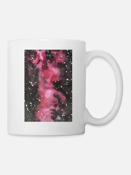 Galaxy Nebula Galaxy Nebula Nerd Astronomy space - Mug - white