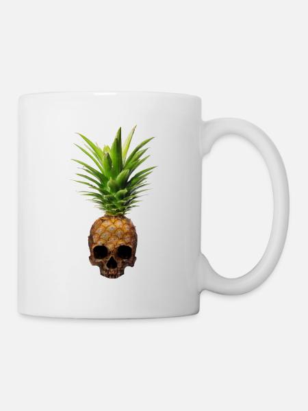 Ananas-Totenschädel Ananas Teschio - Tasse - Weiß