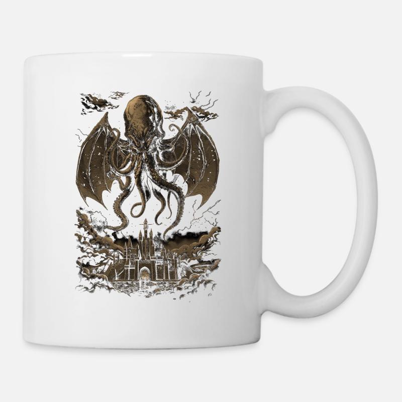 Cthulhu-Horror - Tasse - Weiß