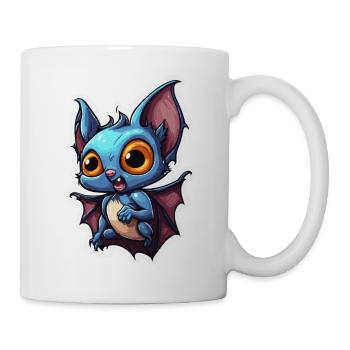 Bat / Vampire / Dracula / Animal / Halloween - Mug - white - Right