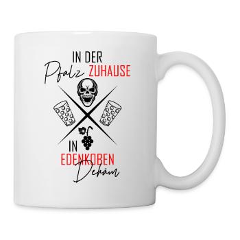 In Edenkoben dehäm - Tasse - Weiß - Rechts