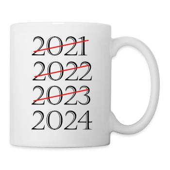 meilleur vente bonne année 2023 2024 - Mug blanc - blanc - Droite