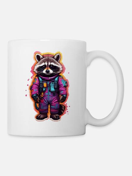 Raccoon - Mug - white