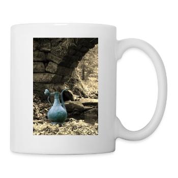 CRUCHE EN CUIVRE / NORD DE LA FORÊT-NOIRE / SÉPIA - Mug blanc - blanc - Droite