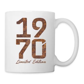 "Vintage 1970: Limited Edition in Rust Look" - Mug - white - Right