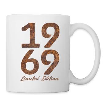 "Vintage 1969: Limited Edition in Rust Look" - Mug - white - Right