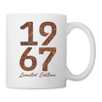 "Vintage 1967: Limited Edition in Rust Look" - Mug - white - Right