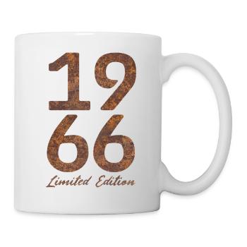 "Vintage 1966: Limited Edition in Rust Look" - Mug - white - Right