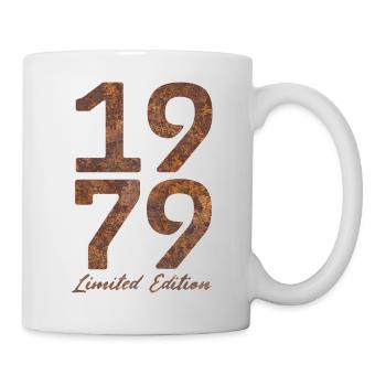 "Vintage 1979: Limited Edition in Rust Look" - Mug - white - Right