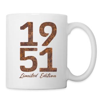 Vintage 1951 Limited Edition Rust Look - Mug - white - Right