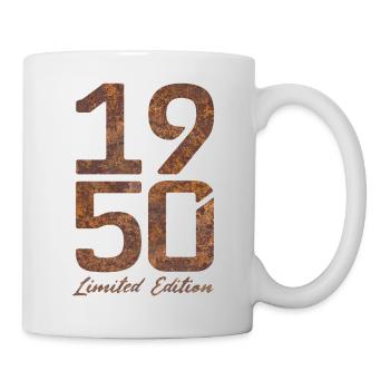 Vintage 1950s Limited Edition Rust Look - Mug - white - Right