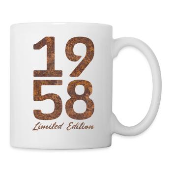 Vintage 1958 Limited Edition Rust Look - Mug - white - Right