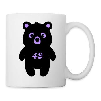 Studio 49 Black Bear - Mug - white - Right