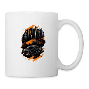 Rein in die Geschwindigkeit - Tasse - Weiß - Rechts