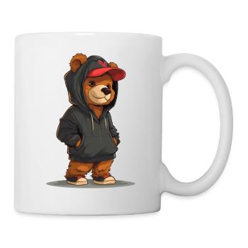 Happy street bear - Tasse - Weiß - Rechts