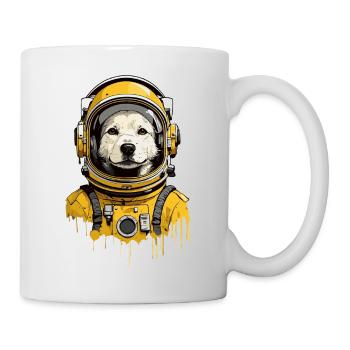 Dog, Astronaut, Space, Space, Technology - Mug - white - Right