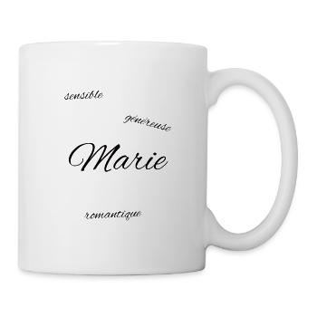 Cadeau Prénom Marie - Mug blanc - blanc - Droite