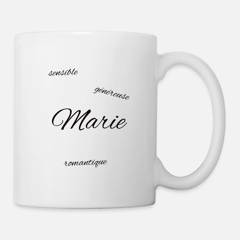 Cadeau Prénom Marie - Mug blanc - blanc